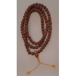Rudraksha Mala gelb faden