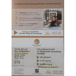 Gutschein für Klangschalen Anwendung